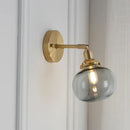 Axyaa Glass Wall Sconce Light for Bedroom and Bathroom