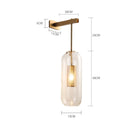 Axyaa Modern Black Glass Wall Lamp for Bedroom, Study, Hotel, Restaurant
