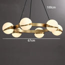 Axyaa Nordic Chandeliers Dining Room Pendant Lights Ceiling Fixture