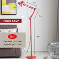 Axyaa Colorful Foldable Long Arm Floor Lamp for Living Room and Children's Room