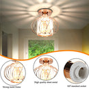Axyaa Round Iron Ceiling Chandelier for Dining Room, Bedroom, Kitchen - Modern Design