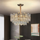 Axyaa Crystal Pendant Light: Modern Luxury Chandelier for Living Room, Bedroom, Dining Room