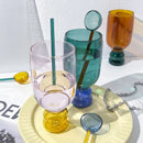 Colorful Glass Bowl Set for Desserts by Axyaa