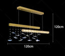 Axyaa Crystal Chandelier Stair Pendant Living Room Lighting Interior Pendant Lights