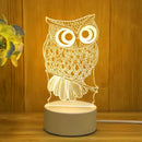 Axyaa 3D Acrylic LED Night Light | Romantic Bedroom Decoration Kids Lamp