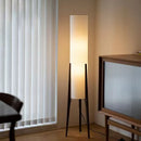Axyaa Nordic Retro Solid Wood Floor Lamp for Living Room and Bedroom