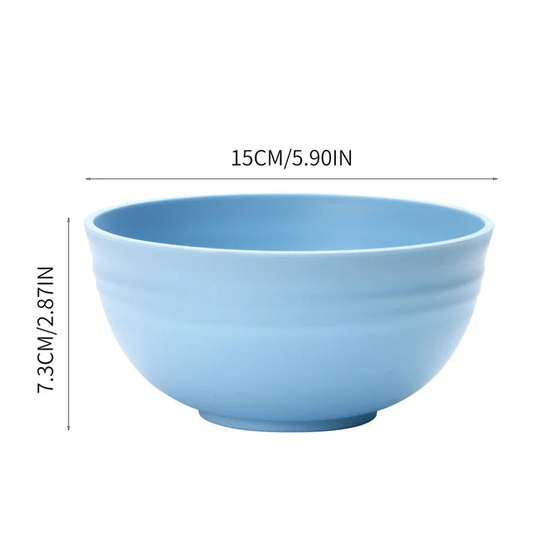 Axyaa Reusable PP Material Bowl for Home Kitchen, Dorm, Camping, RV, Hotel, Restaurant