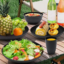 Axyaa Unbreakable Plastic Dinnerware Sets - Durable, Lightweight, Perfect for Daily Use
