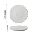 Axyaa Ceramic Dinner Plates Set | Creative Round Tableware for Pasta, Steak, Sushi