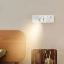 Axyaa Rotatable Wall Spot Light for Hotel Bedroom Reading, Modern Embedded Design