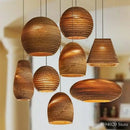 Axyaa Silkworm Chandelier: Southeast Asian Nordic Style Pendant Lamp for Cafe, Bar, Dining Room