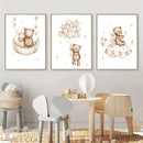 Nursery Wall Art Canvas Painting for Kids Room Decor by Axyaa