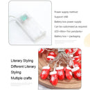 Axyaa Santa Claus Bell LED Curtain Lights for Christmas & New Year Party
