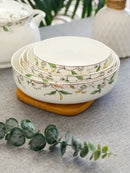 Axyaa Steamed Egg Bowls 750ml Deep Plate Microwave Tableware Salad Plates