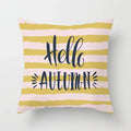 Axyaa Autumn Cartoon Pillowcase 45X45CM for Home Sofa Decor