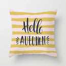 Axyaa Autumn Cartoon Pillowcase 45X45CM for Home Sofa Decor