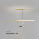 Axyaa LED Strip Pendant Lamp for Kitchen, Dining Room, Bedroom - Home Decor Chandelier