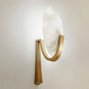 Axyaa Marble Wall Lamp Modern Sconce Postmodern Stone LED Lighting for Bedroom & Living Room