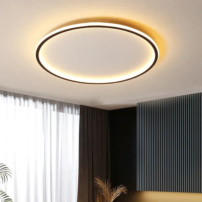 Axya Circular LED Ceiling Light with Remote Control for Various Rooms