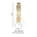 Axyaa Wabi Sabi Rice Paper Floor Lamp for Bedroom and Parlor