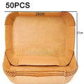 Axyaa Non-Stick Air Fryer Grill Mat: Rectangular Baking Tray Liner