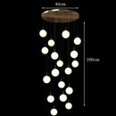 Axyaa LED Pendant Chandeliers for Modern Living and Dining Rooms