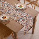 Axyaa Jacquard Table Runner: Nordic Home Decor for Living Room, TV Cabinet, Coffee Table.
