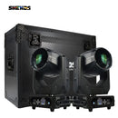 Axyaa SHEHDS 275W Moving Head Lighting with 8-Facet Circular Prism and Flight Case