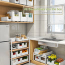Axyaa Kitchen Storage Box: Cabinet Organizer for Sundries, Makeup, Spices & More