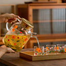 Axyaa Glass Teapot Infuser Large Capacity Heat Resistant Flower Tea Pot