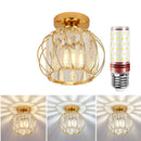 Axyaa Modern Glass Ceiling Light Fixture for Home Decor