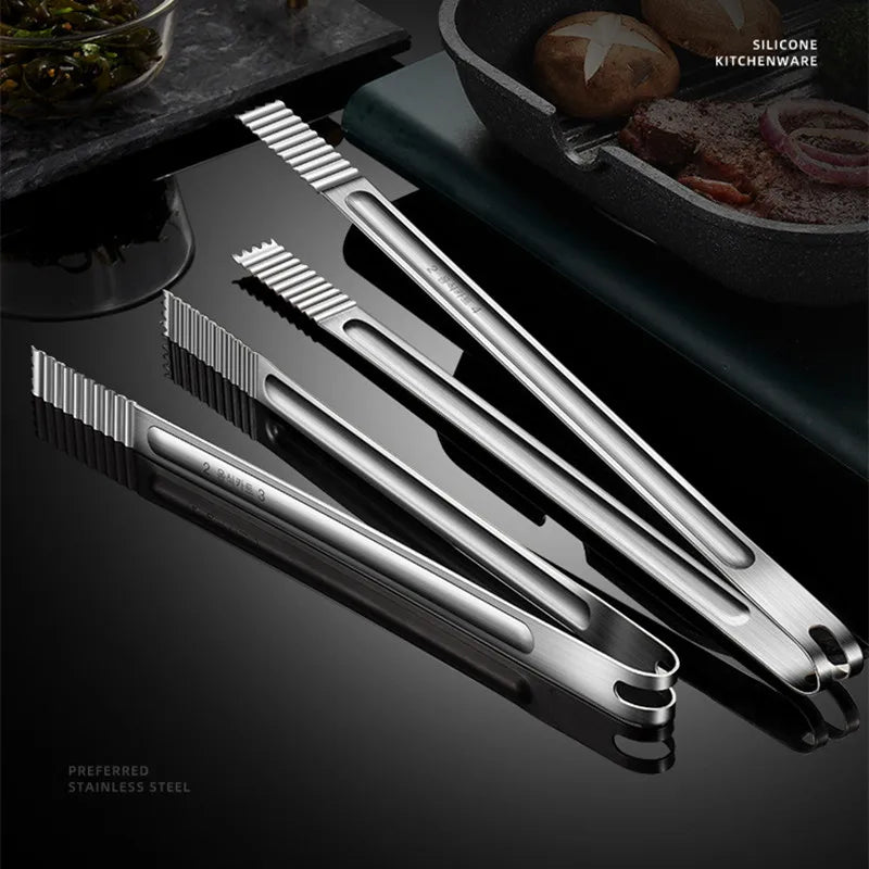 Axyaa Stainless Steel Food Tongs: Buffet & Barbecue Essential for Cooking & Serving