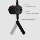 Axyaa Modern LED Wall Lamp for Bedroom Stairs Hallways Living Room Black Lights