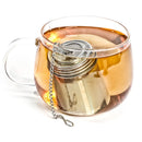 Axyaa Stainless Steel Tea Infuser with Cover: High-Quality Reusable Filter for Teaware