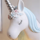 Axyaa Nordic Unicorn Wall Lamp Kids Bedroom Sconce Light Fixtures