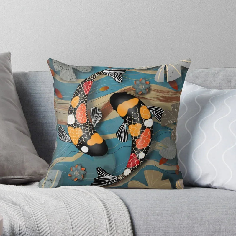 Cute Animal Print Pillowcase by Axyaa for Bedroom & Living Room