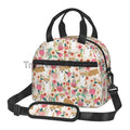 Axyaa Corgi Dogs Thermal Lunch Bag Insulated Tote with Shoulder Strap