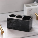 Axyaa Marble Pattern Electric Toothbrush Holder & Storage Box