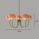 Axyaa French Light Luxury Cream Pink Chandelier Lamp