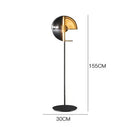 Axyaa Glass Nordic Bedside Table Lamp for Creative Luxury Living Room Decor