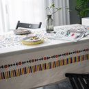 Geometric Bohemian Printed Tablecloth by Axya