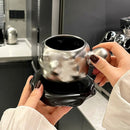 Axyaa Meteorite Ceramic Coffee Cup 300ml Mug Breakfast Dish Tableware Home Utensils