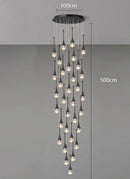 Nordic-Style Axyaa Home Lighting Collection: Chandeliers for Living Room, Dining Room, Staircase & More