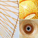Axyaa Bamboo Weave Ceiling Light - Zen Retro Lighting for Restaurant Study Tatami Room
