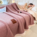 Axyaa Teddy Fleece Blanket | Soft Double-Sided Warmth | Multi-Functional for Autumn/Winter