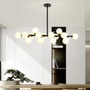 Axyaa Glass Chandelier Pendant Light for Living Room Kitchen Bar Decor