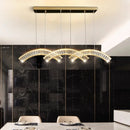 Axyaa Crystal Chandeliers: Modern LED Ceiling Hanging Lights for Living Room