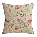 Axyaa Vintage Floral Pillow Cover Pink Green 45x45cm