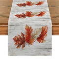 Axyaa Maple Wood Table Runner for Farmhouse Dining Decor