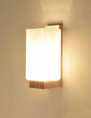 Axyaa Nordic Glass Shade Sconce Wall Light Home Bedside LED Fixture